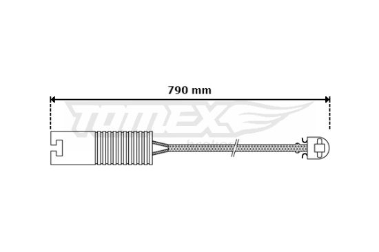 Obrázok Výstrażný kontakt opotrebenia brzdového oblożenia TOMEX Brakes  TX3030